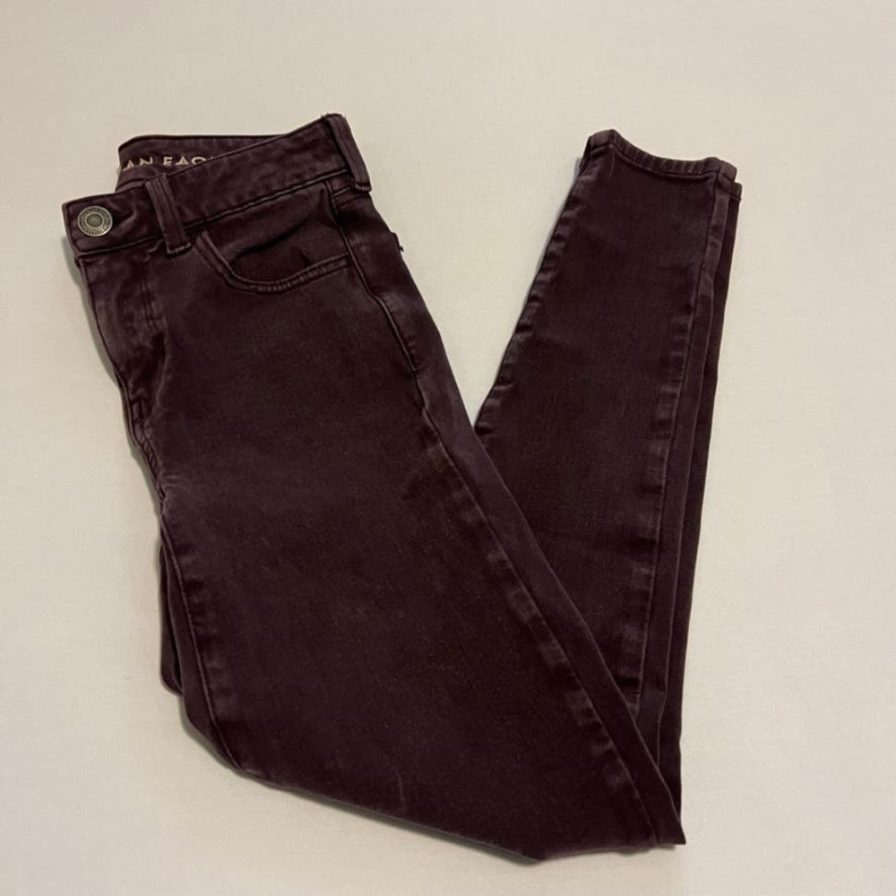 American Eagle High Rise Jegging 360 Ne(x)t level stretch purple 0